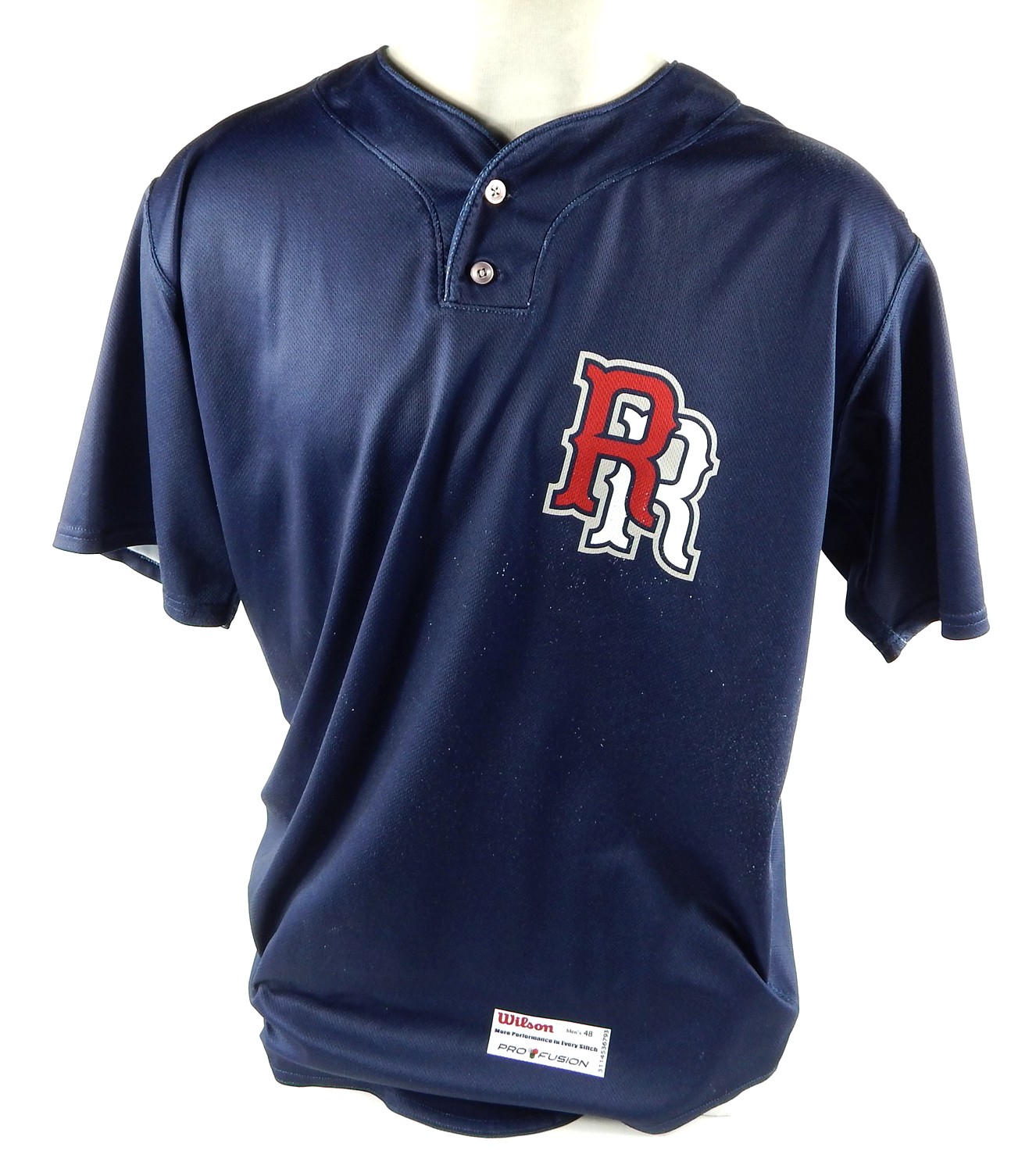 2019-23 Round Rock Express #80 Game Used Navy Jersey 48 DP71140