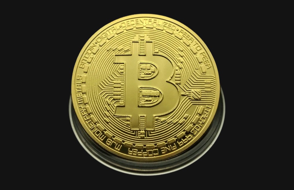 Bitcoin Collectible Coin Virtual Cryptocurren Souvenir Medal Commemorative Token