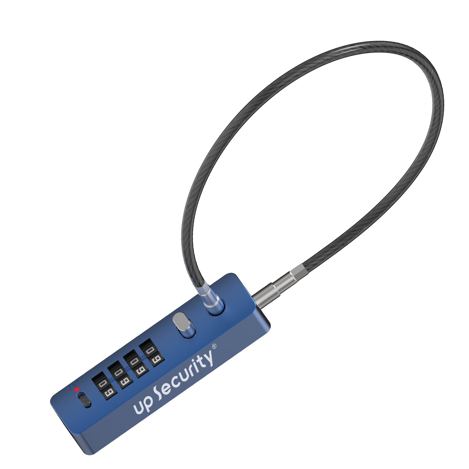 4 Digit Combination Cable Lock for Bike Scooter Motorcycle Helmet AntiTheft, ...