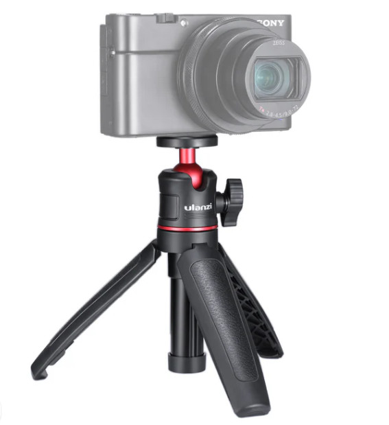 Ulanzi MT-08 Mini Tripod Black Color Foldable Tripod Monopod Mount 1/4'' Tripod