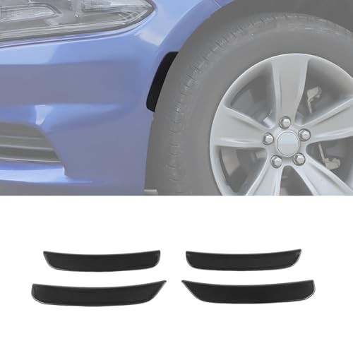 Smoked Side Marker Light Covers Wheel Eyebrow Light Cover Trim Compatible with 