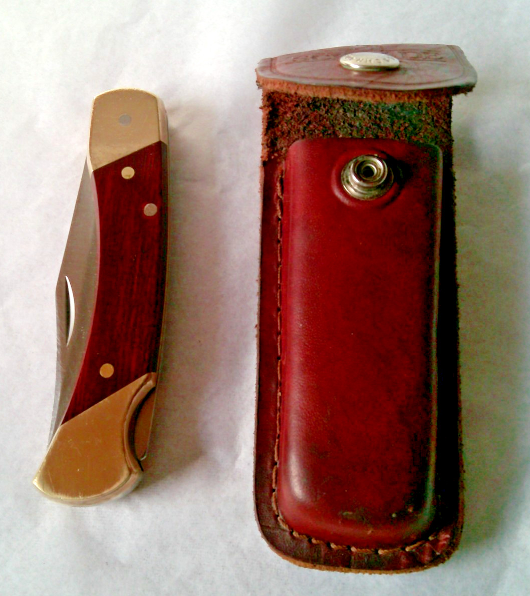 VINTAGE 1980s SCHRADE USA Uncle Henry Bear Paw Knife LB7 Lockback w Serial #