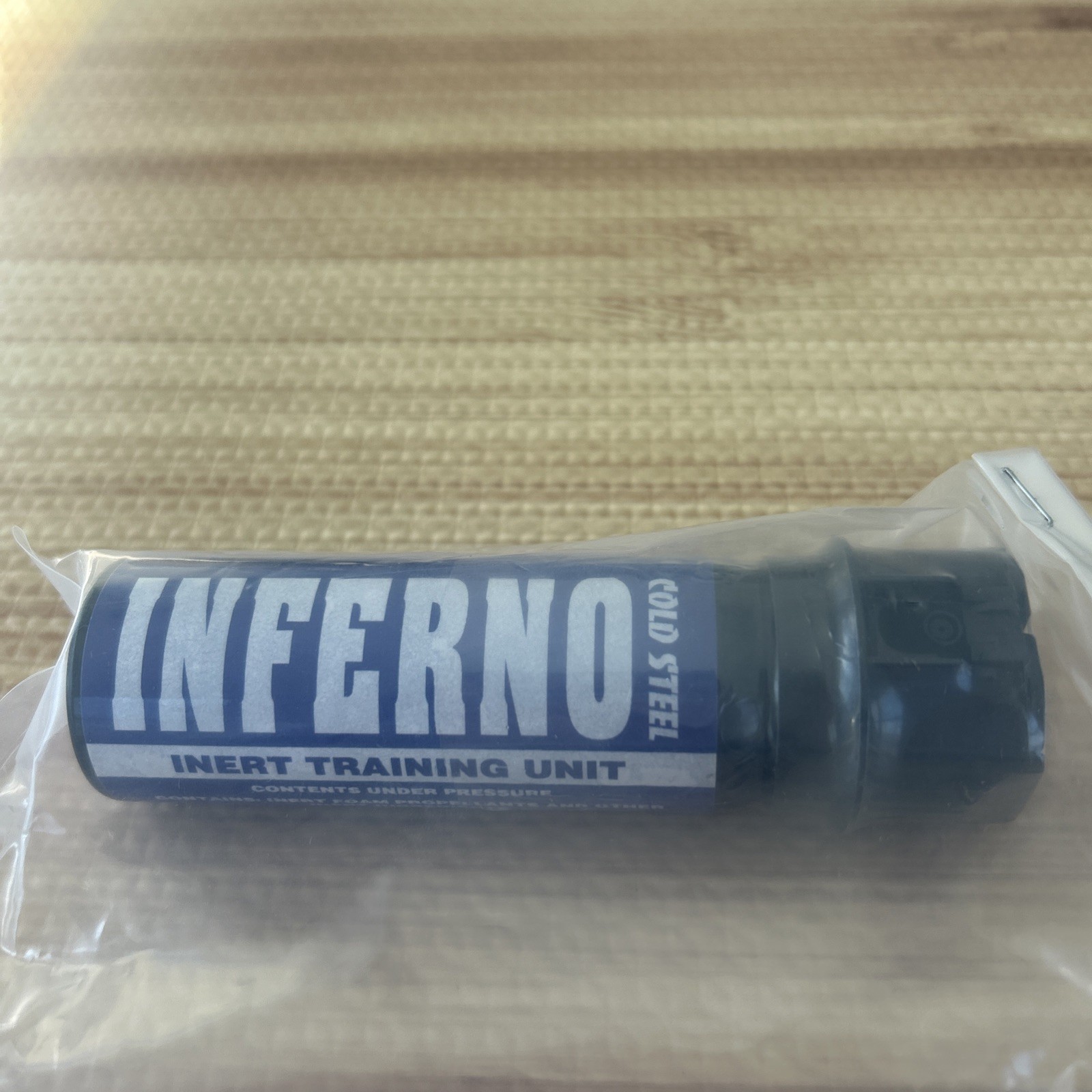 Cold Steel Inferno Inert Pepper Spray Training Unit 2.5oz  Non- Active C55-56
