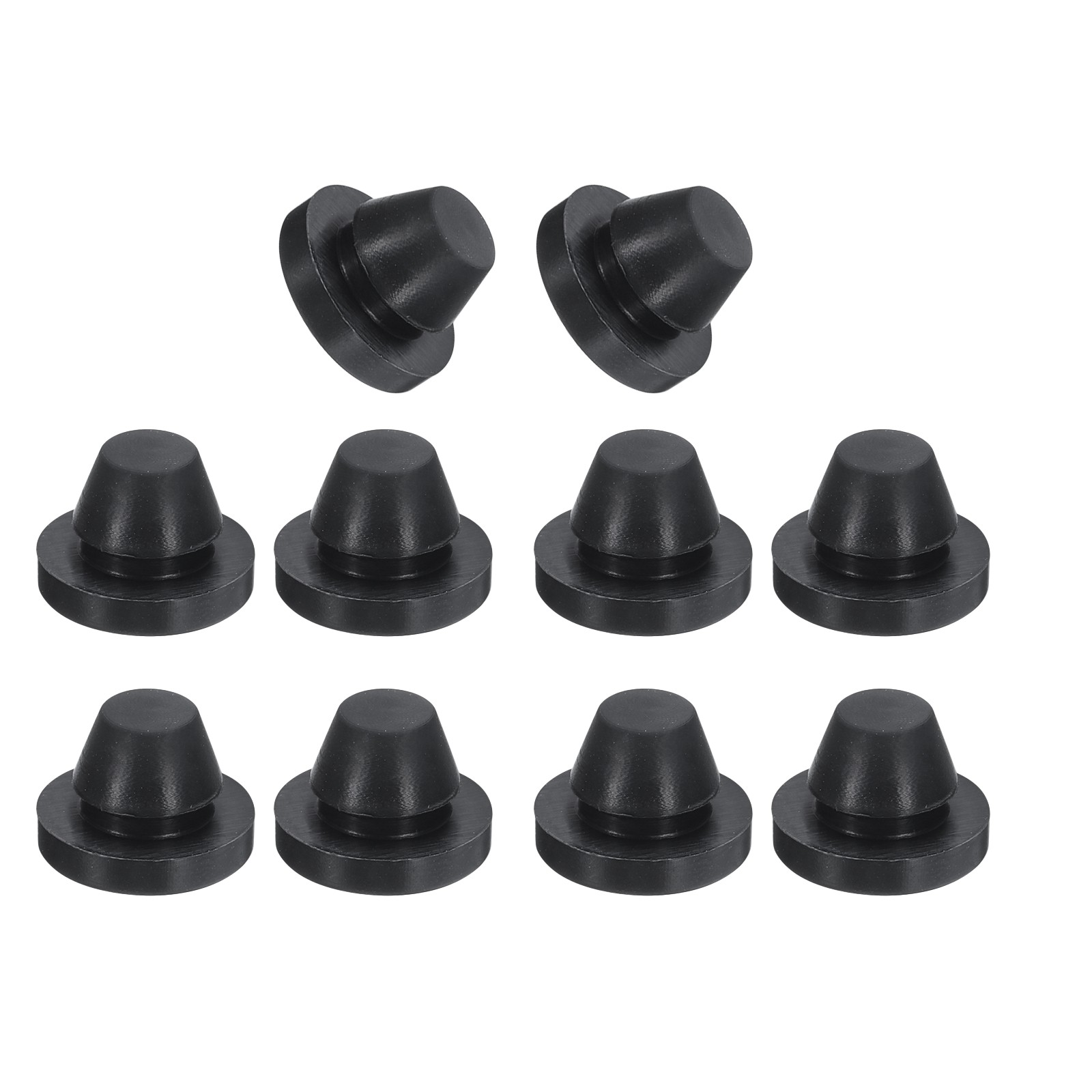10pcs Hole Plug 3/8 Inch (9.2mm) for Pipe Button Plugs Fit for 8mm Hole Black