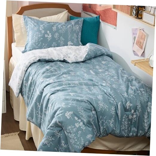  Comforter Set - Mineral Blue Bed Set, 2 Pieces Twin/Twin XL 11 - Mineral Blue
