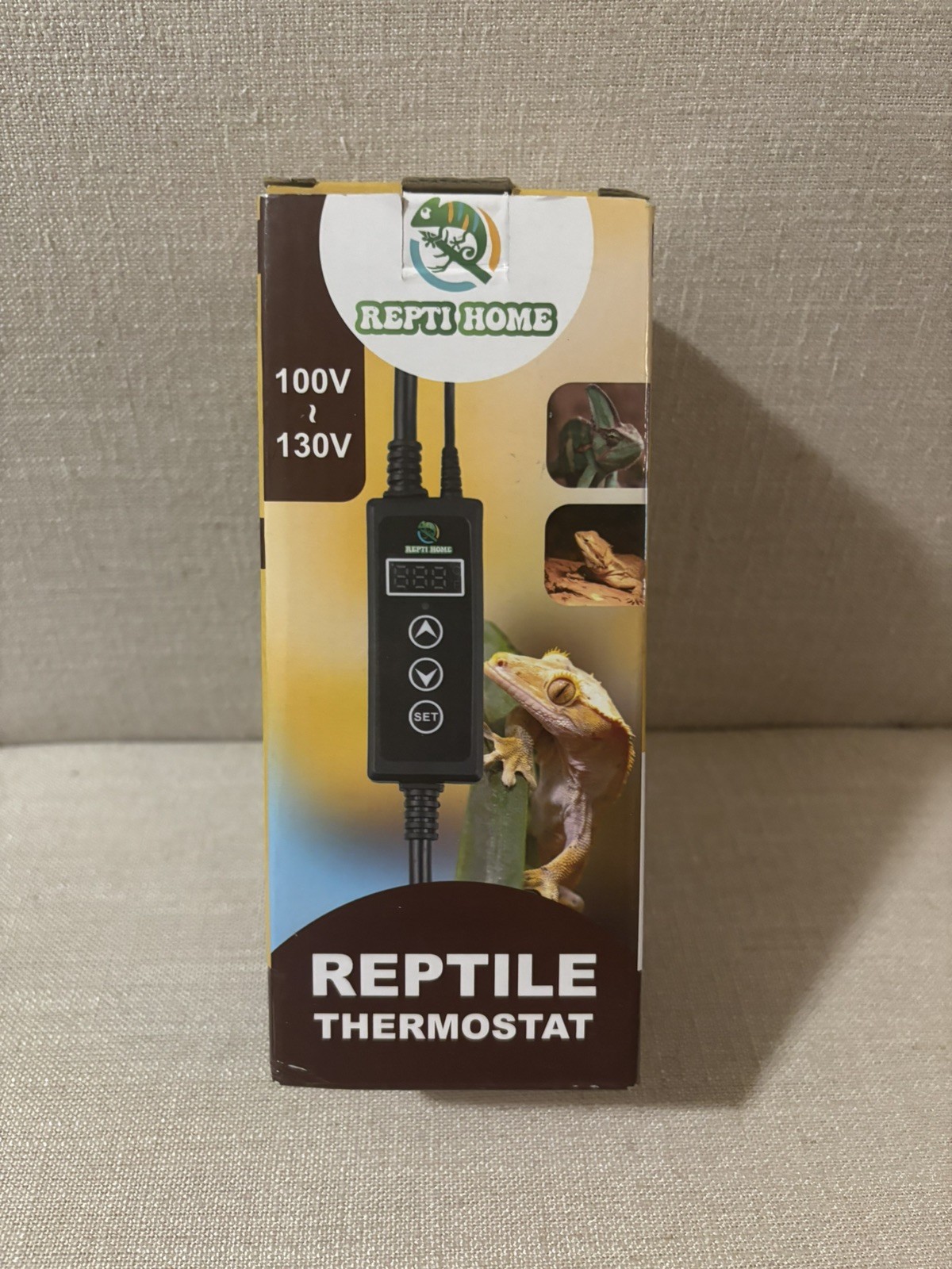 Reptile Dimming Thermostat, PID Heat Lamp Temperature Controller with LED Digita