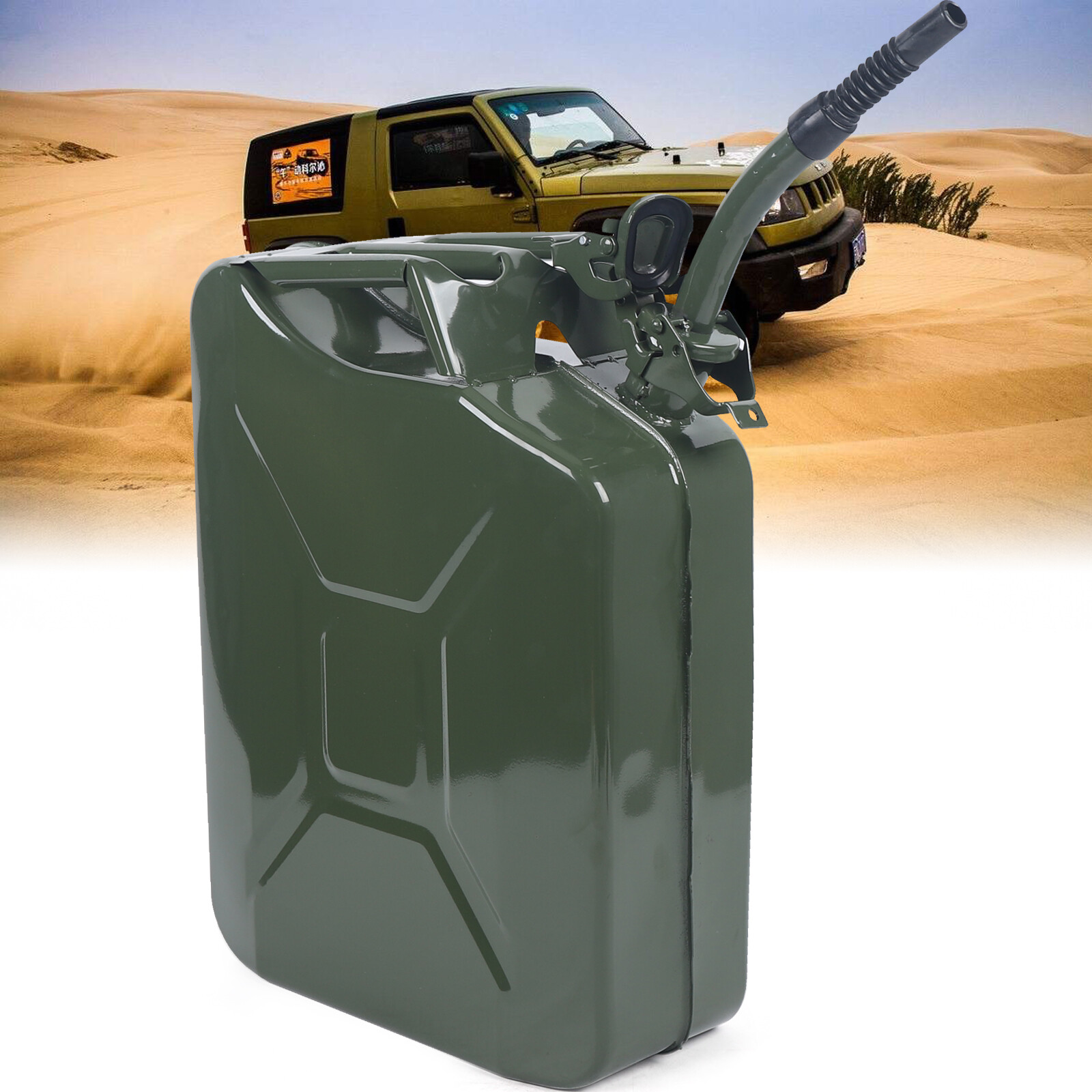 5 Gallon Gas Can 20L Fuel Container  Emergency Backup Diesel Tank