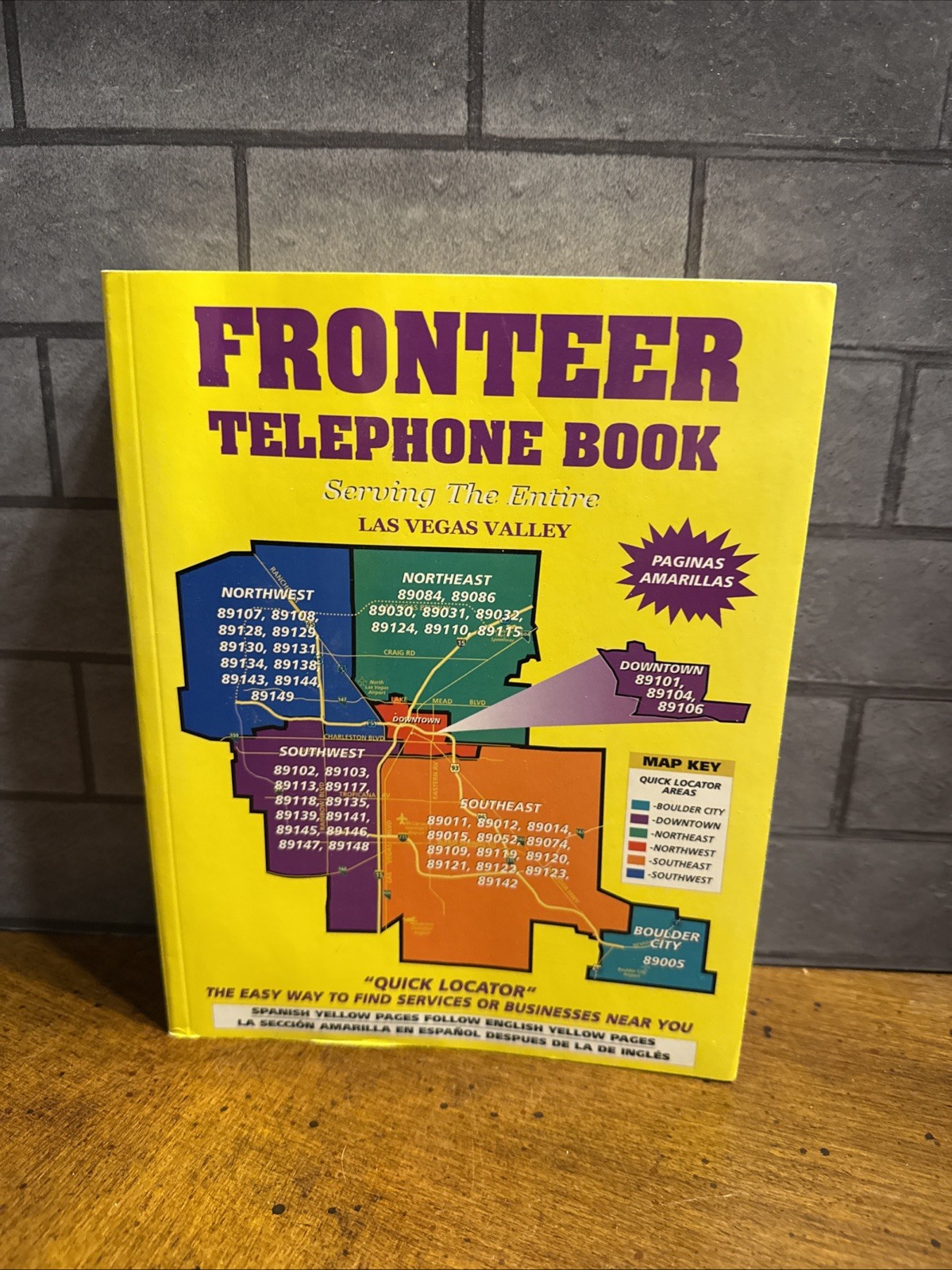 FRONTEER TELEPHONE BOOK: LAS VEGAS VALLEY 2002-2003