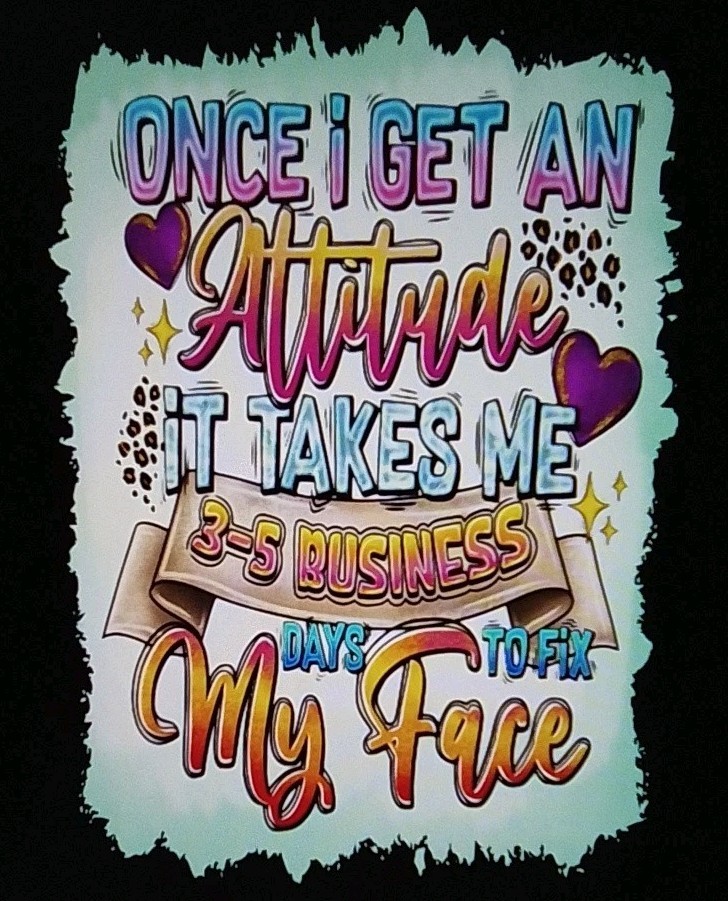 Iron On Heat Transfer Decal On 8.5x11 Sheet