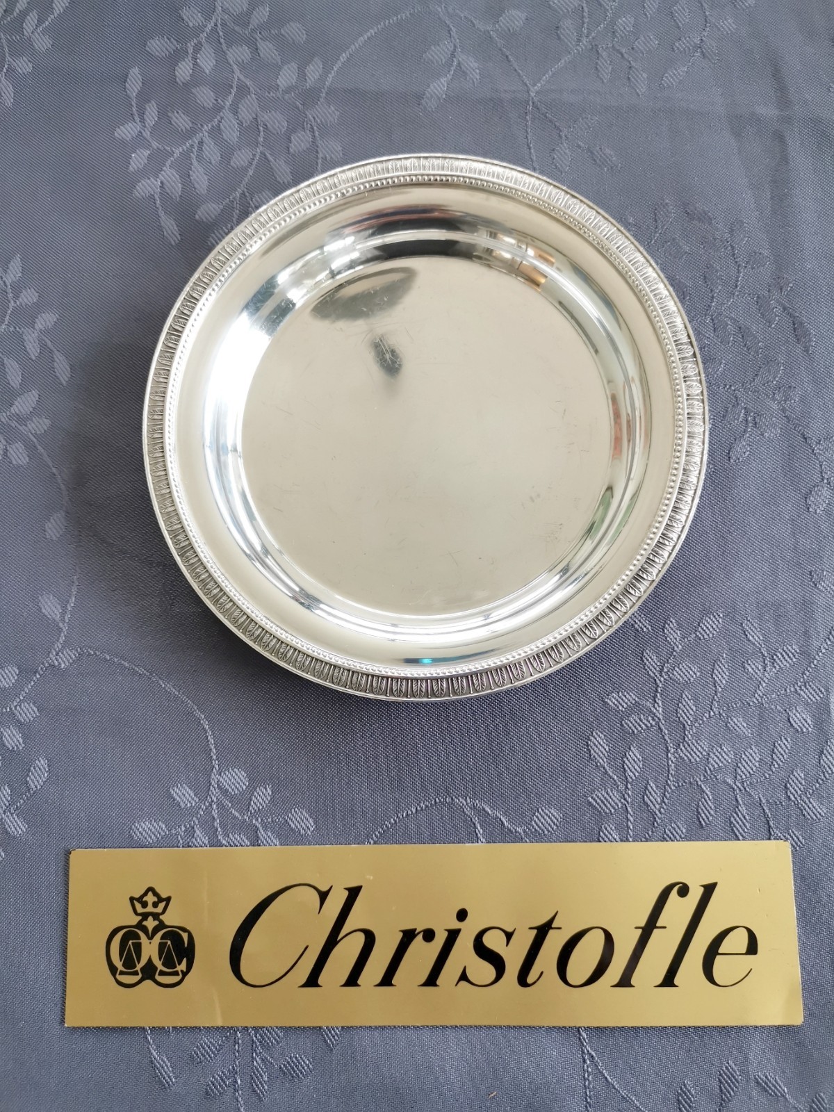 Christofle Malmaison Coasters Carafe/Bottle Metal Silver