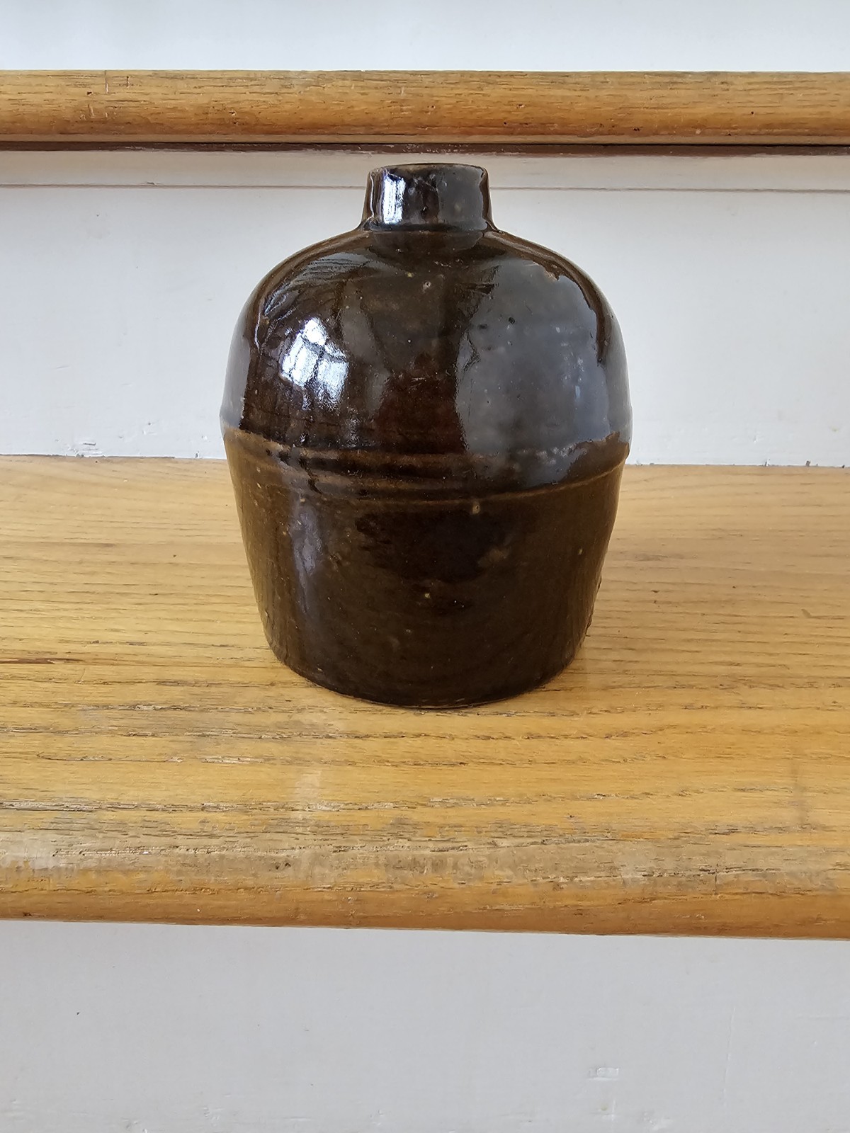 North Star Stoneware 1 Quart Crock Jug Albany Slip