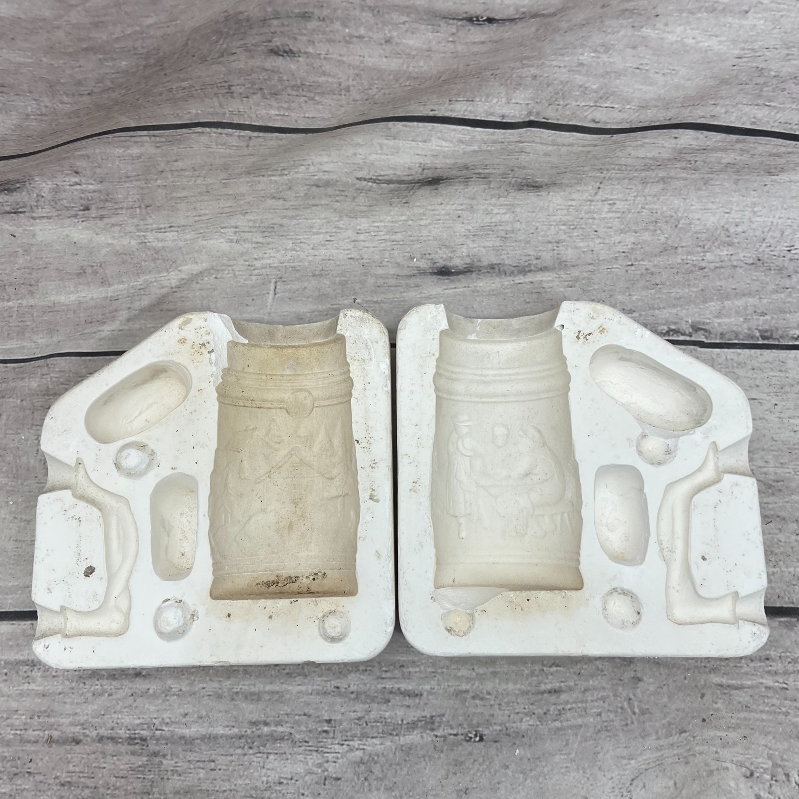 Vintage 1964 Duncan Ceramic Casting Mold Large Beer Stein #127