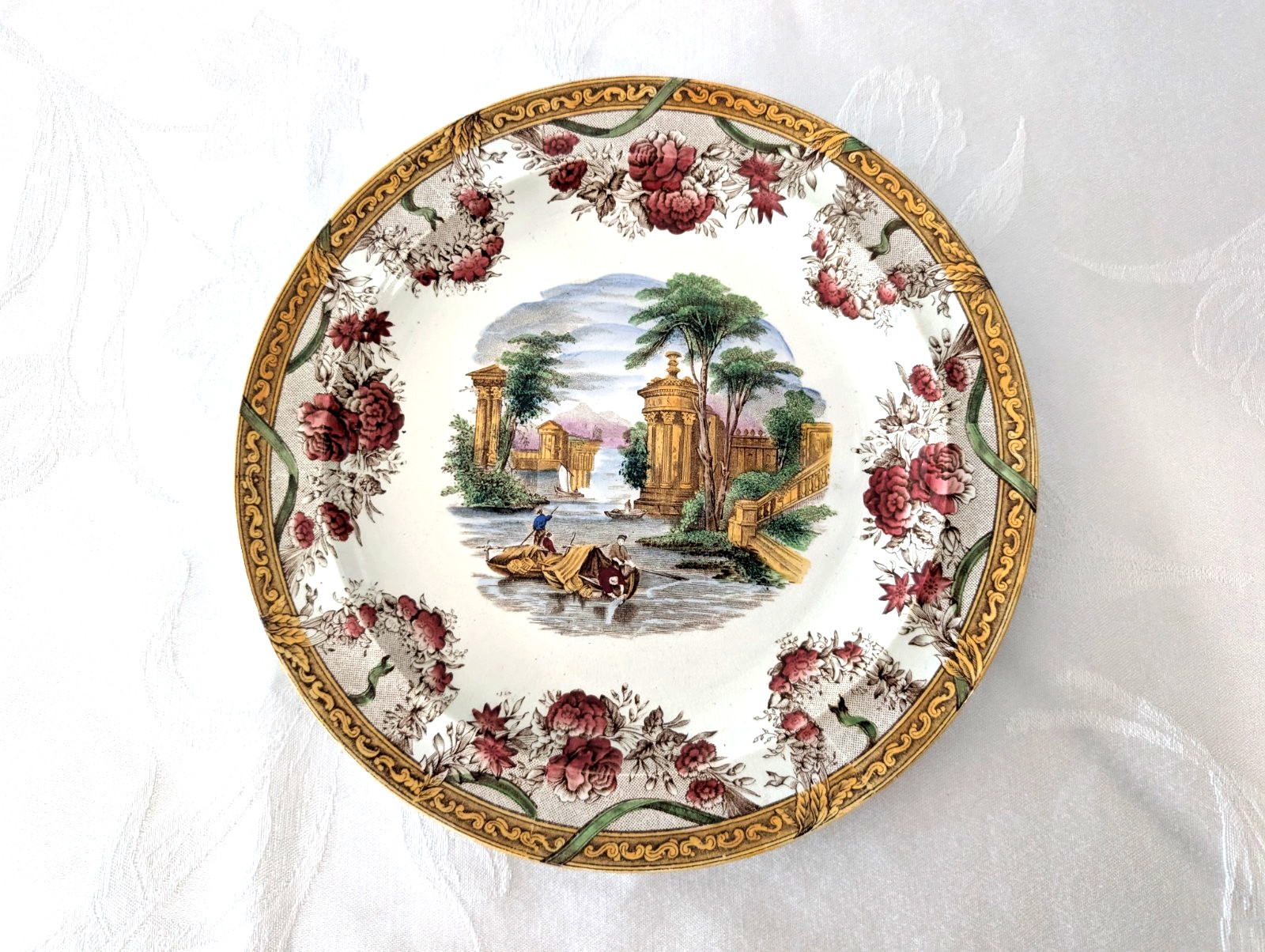 Antique Wedgwood "The Festoon" ceramic plate 10"