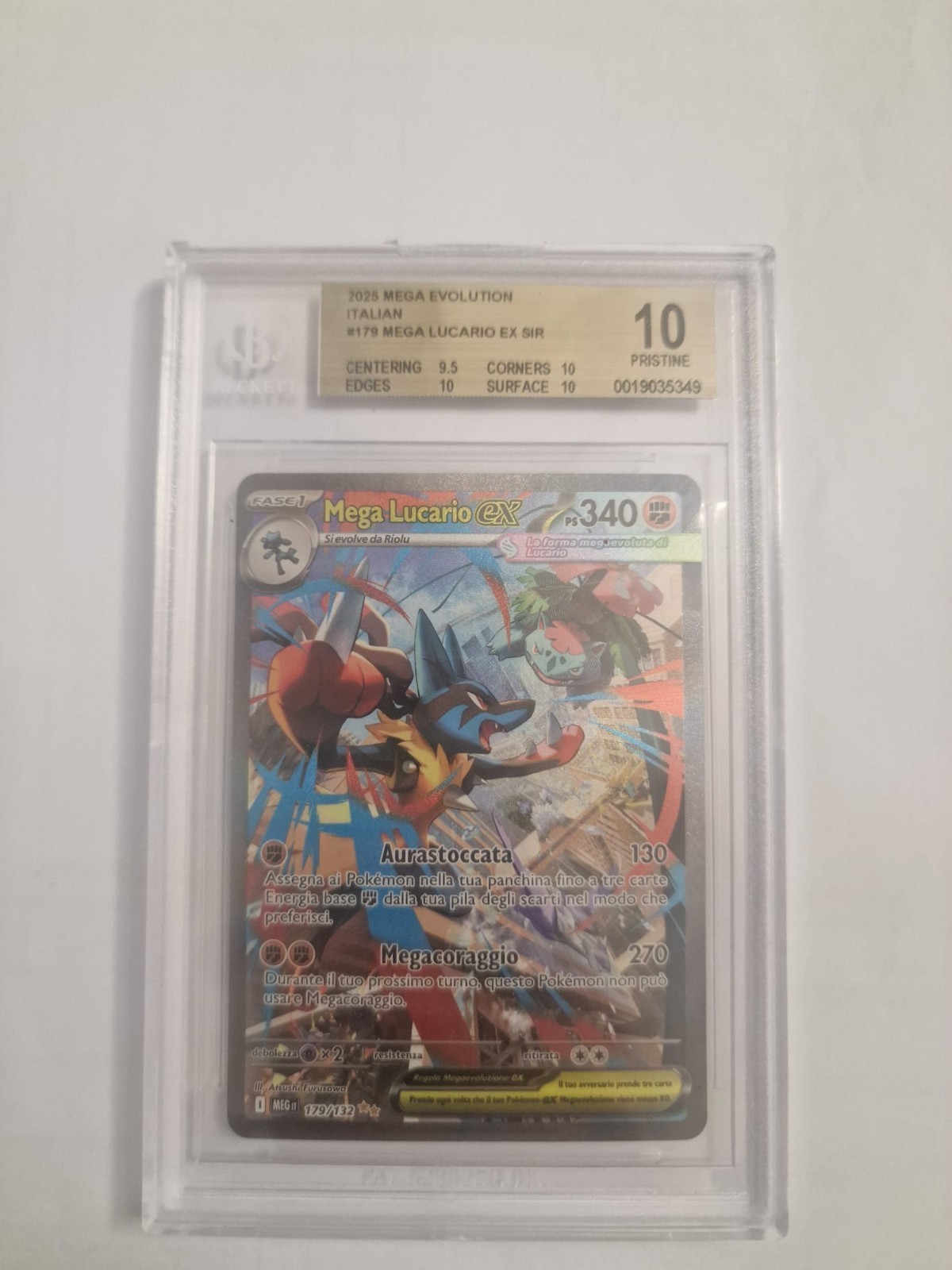 Mega Lucario #179 BGS 10