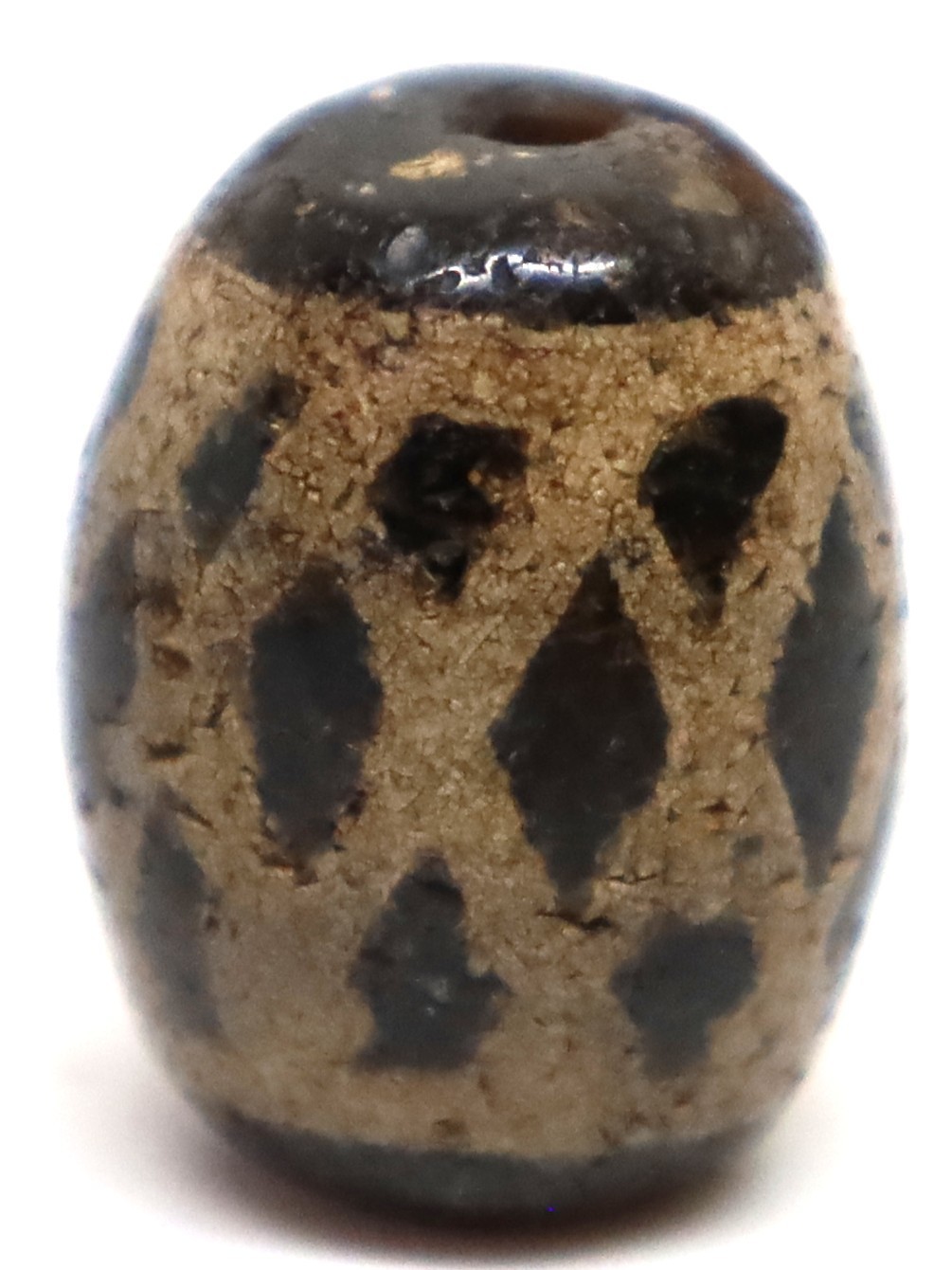 Nepali Tibet Bhutan Himalaya Tian Zhu Phum Dzi Zee Agate Talisman Lucky Old Bead