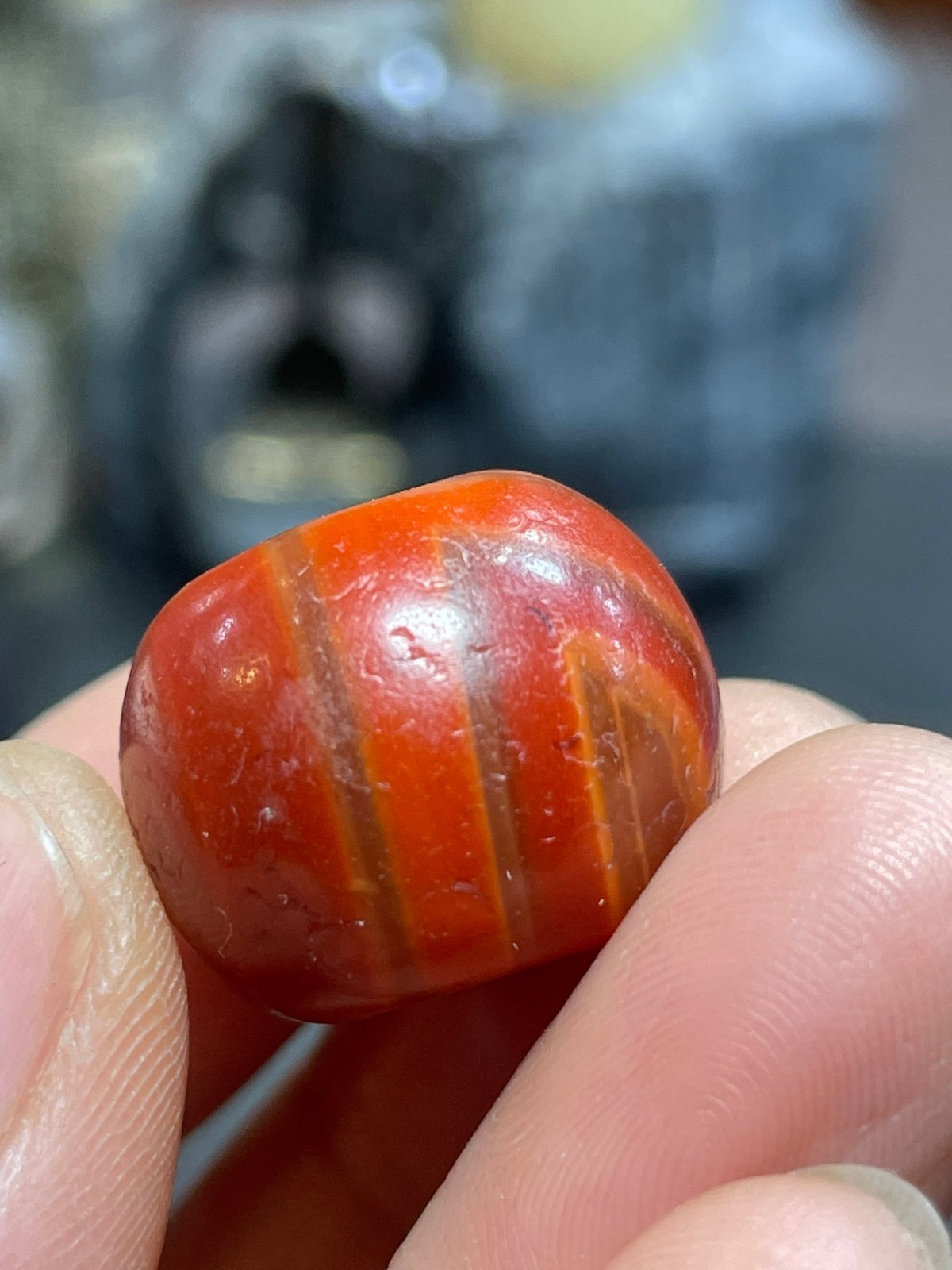 Old Tibetan Nepalese Himalayan Ancient  eye Old Dzi Talisman Beads Amulet 天珠