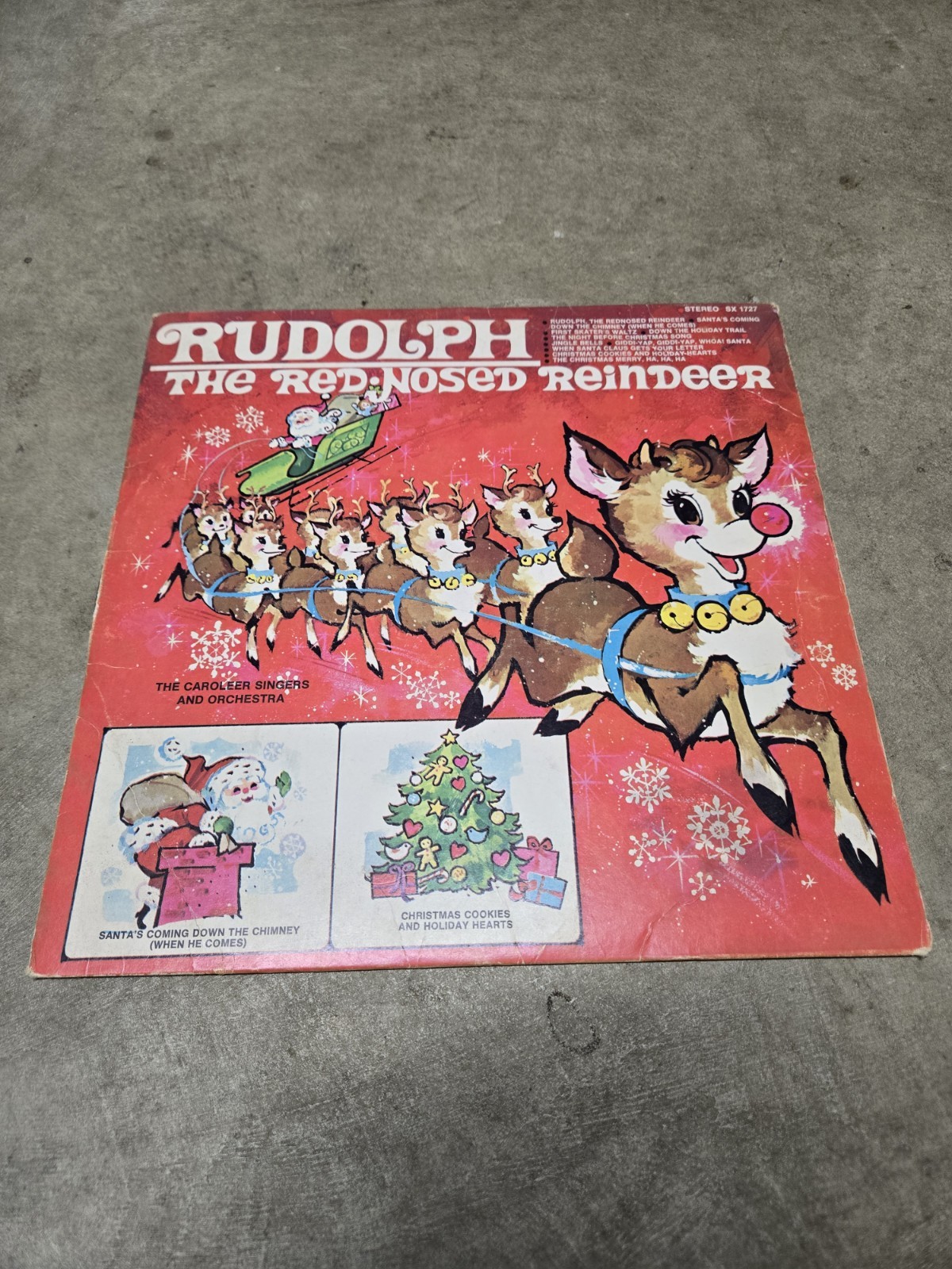 Ambassador Record Corp. Rudolph the Red-Nosed Reindeer Christmas Tray Puzzle