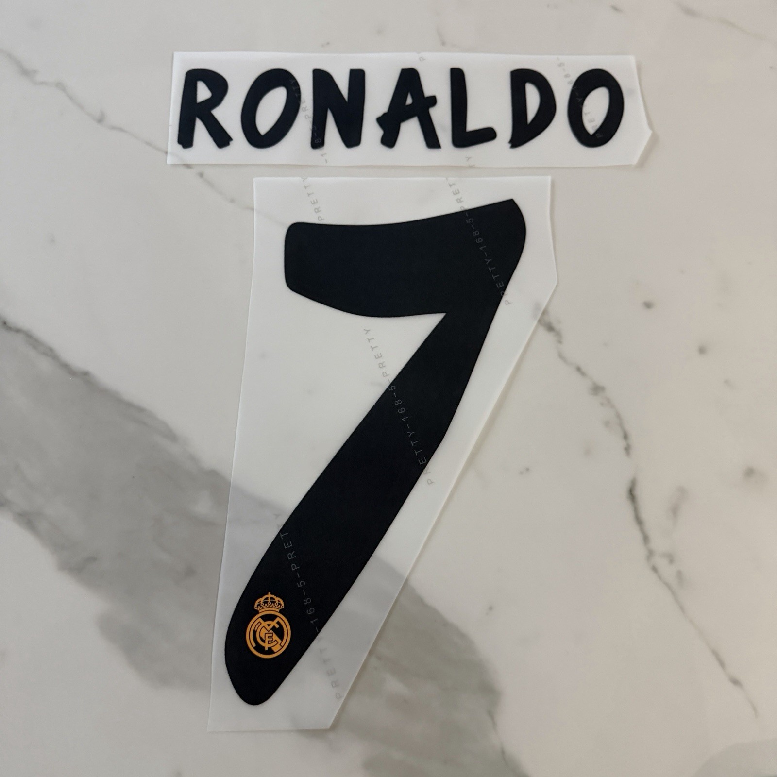 2013-14 RONALDO CR7 Home Real Madrid Nameset Name Number Dorsal