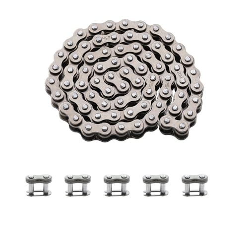  #25 Roller Chain 56 Links with 5pcs Master Links Heavy Duty for Razor Crazy 