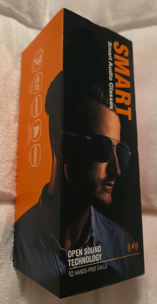 Smart Audio Glasses Wireless Music/Hands-Free Calls, New In Original Packaging
