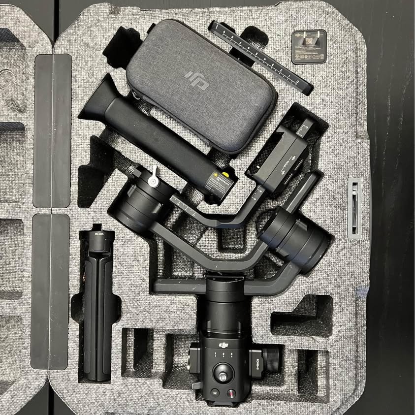 DJI Ronin-S Gimbal Stabilizer w/ Focus Motor, Focus Wheel & Case