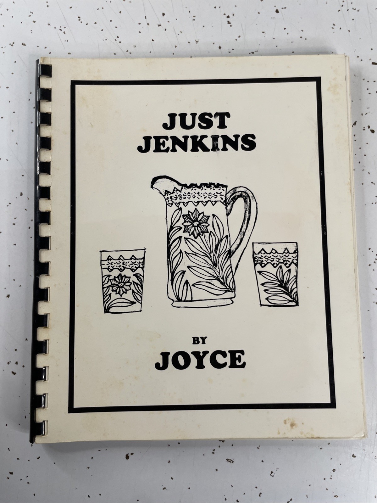 1988 Just Jenkins Glass Pattern Identification Book by Joyce Hicks