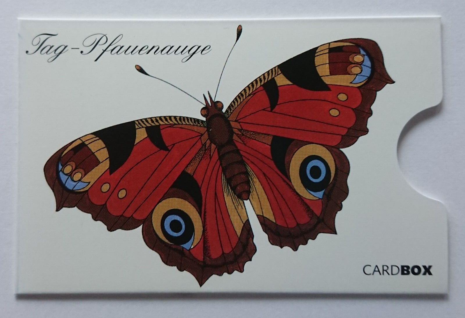 Card Holder Cardbox Phone Card Bank Card EC Card Butterfly Peacock Eye