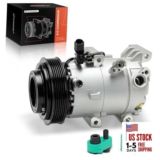  Air Conditioner AC Compressor with Clutch Compatible with Kia Forte Koup, 