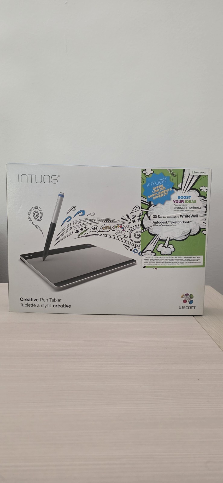 Wacom Intuos Creative Pen Tablet CTL-480S-S Complete with Box and Accessories 