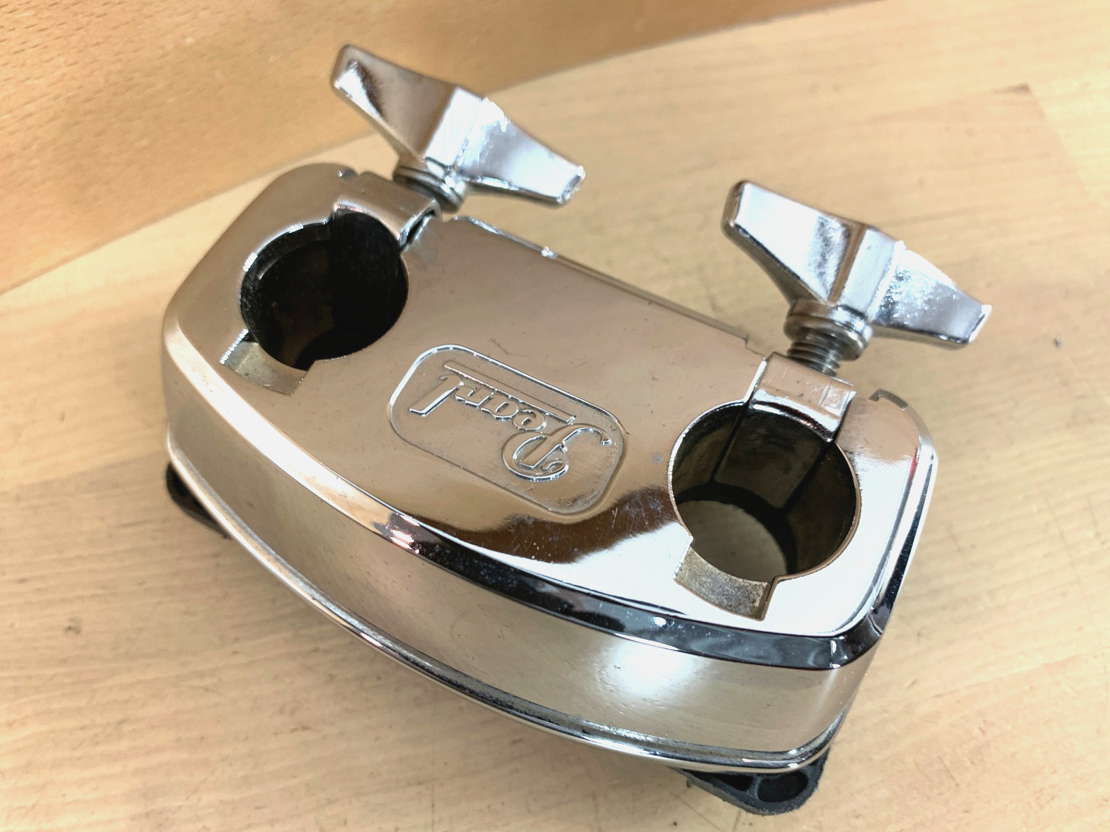 PEARL Double Rack Tom Post Holder Braket Bass Drum Plate Mount Part 3-Point 00s