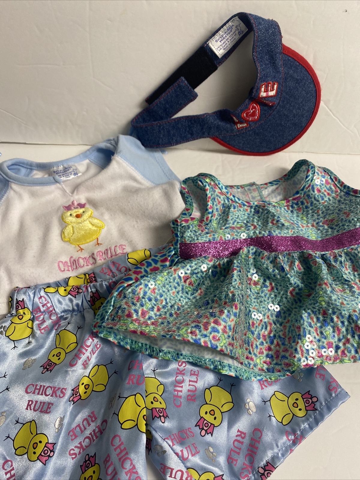 Build A Bear 3 Piece Clothes Plus Visor