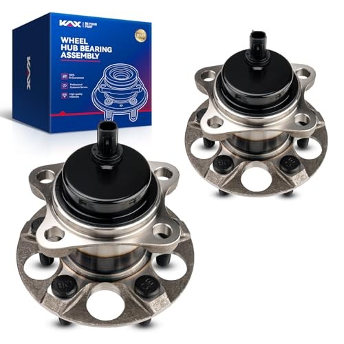 KAX 512505 Pair Rear Wheel Bearing Compatible with 2010-2015 Toyota Prius,