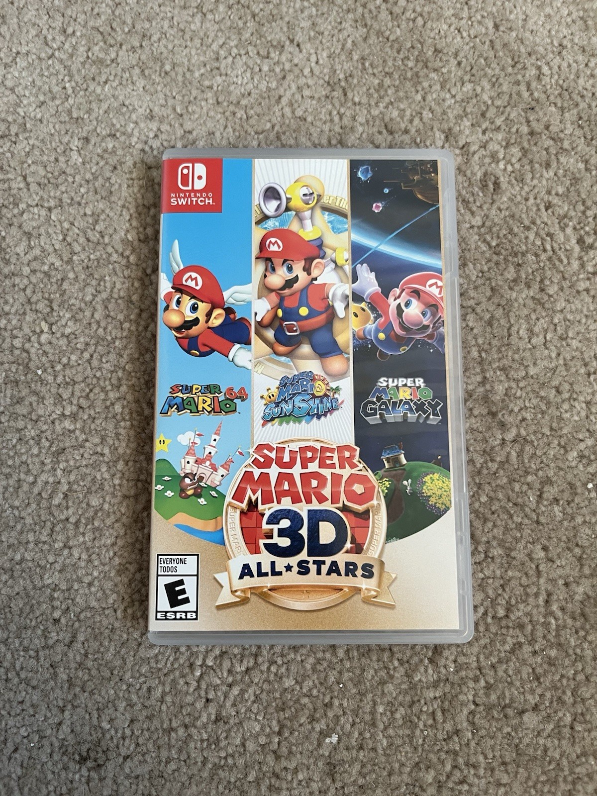 EMPTY CASE ONLY Nintendo Switch Game Case For Super Mario 3D All Stars NO GAME