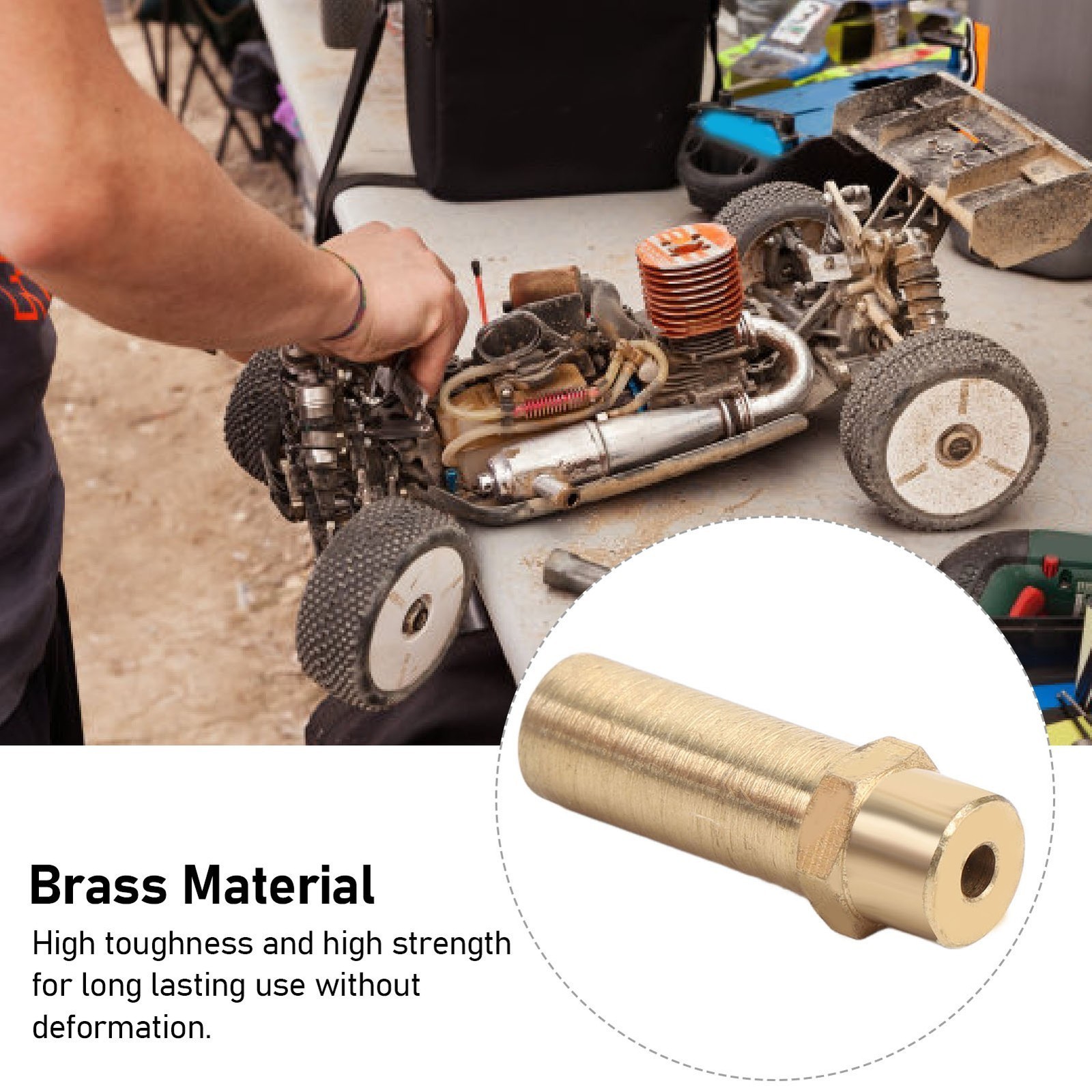 3mm Shaft Coupling with Screws Brass Secure Connection Motor Shaft Coupling