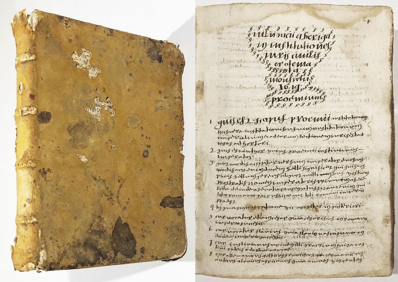 Giulio Pace Lecture Notes Civil Law Manuscript Montpellier 1614