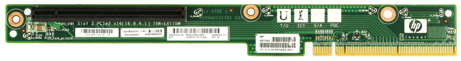 HP 493802-001 Proliant Riser Board