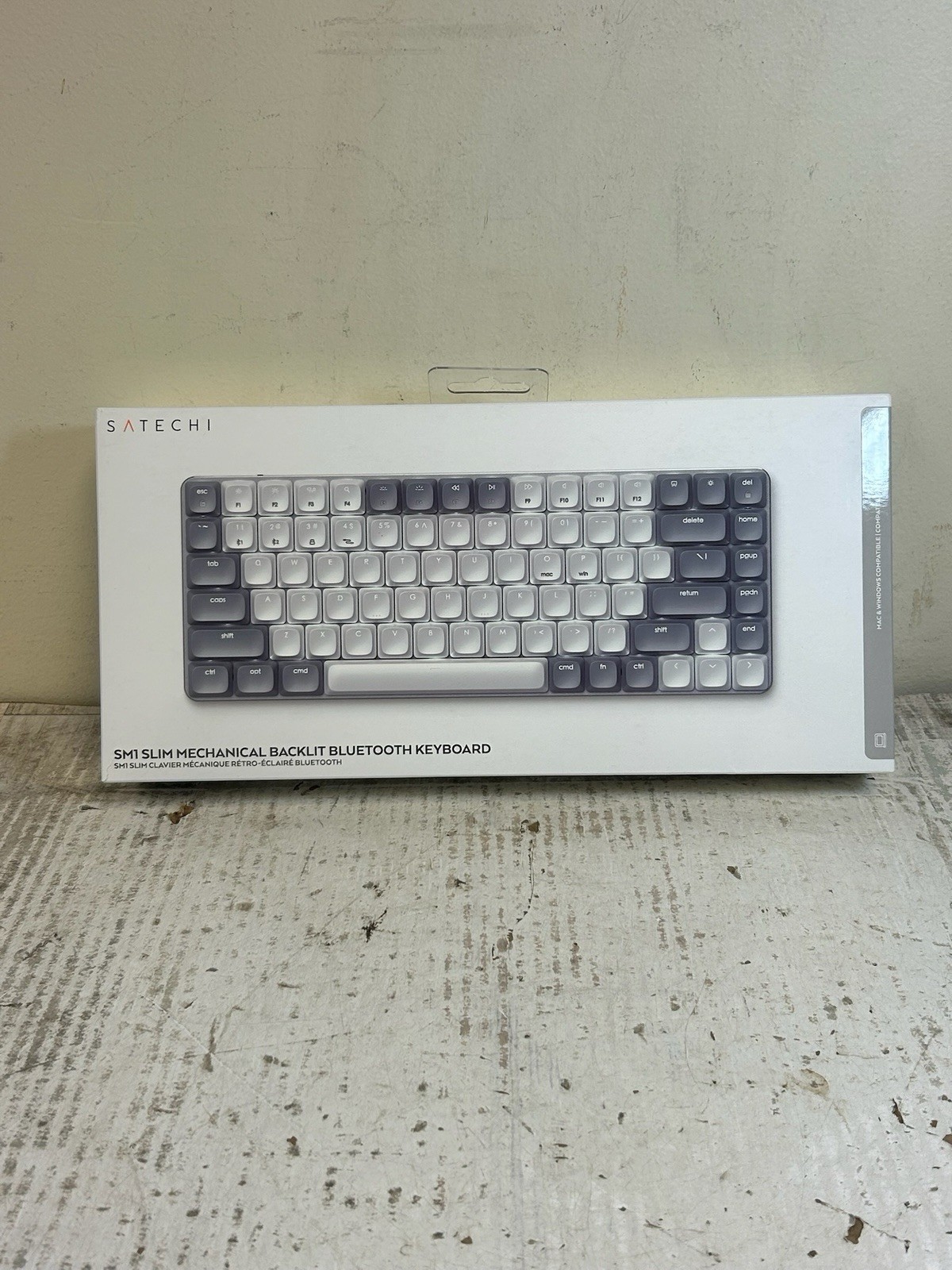 Satechi SM1 75% Mechanical Keyboard  LED Backlit Bluetooth Keyboard  84 Keys