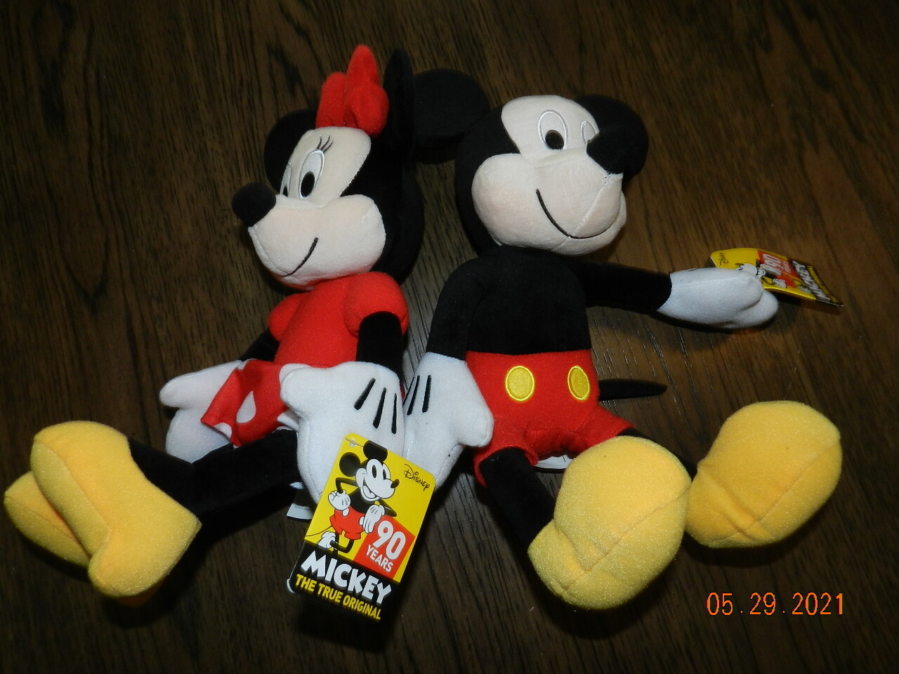 Kohls Cares For Kids 90th Anniversary 13” MICKEY & MINNIE MOUSE Soft Plush 