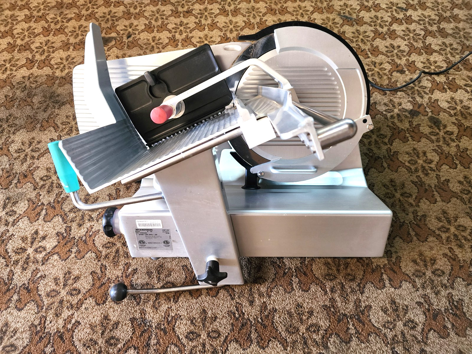 BIZERBA GSP HD AUTOMATIC GRAVITY COMMERCIAL DELI MEAT CHEESE SLICER