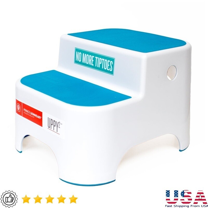 Kids Step Stool Toilet Potty Training Non-Slip Lightweight Durable Multi-Purpose