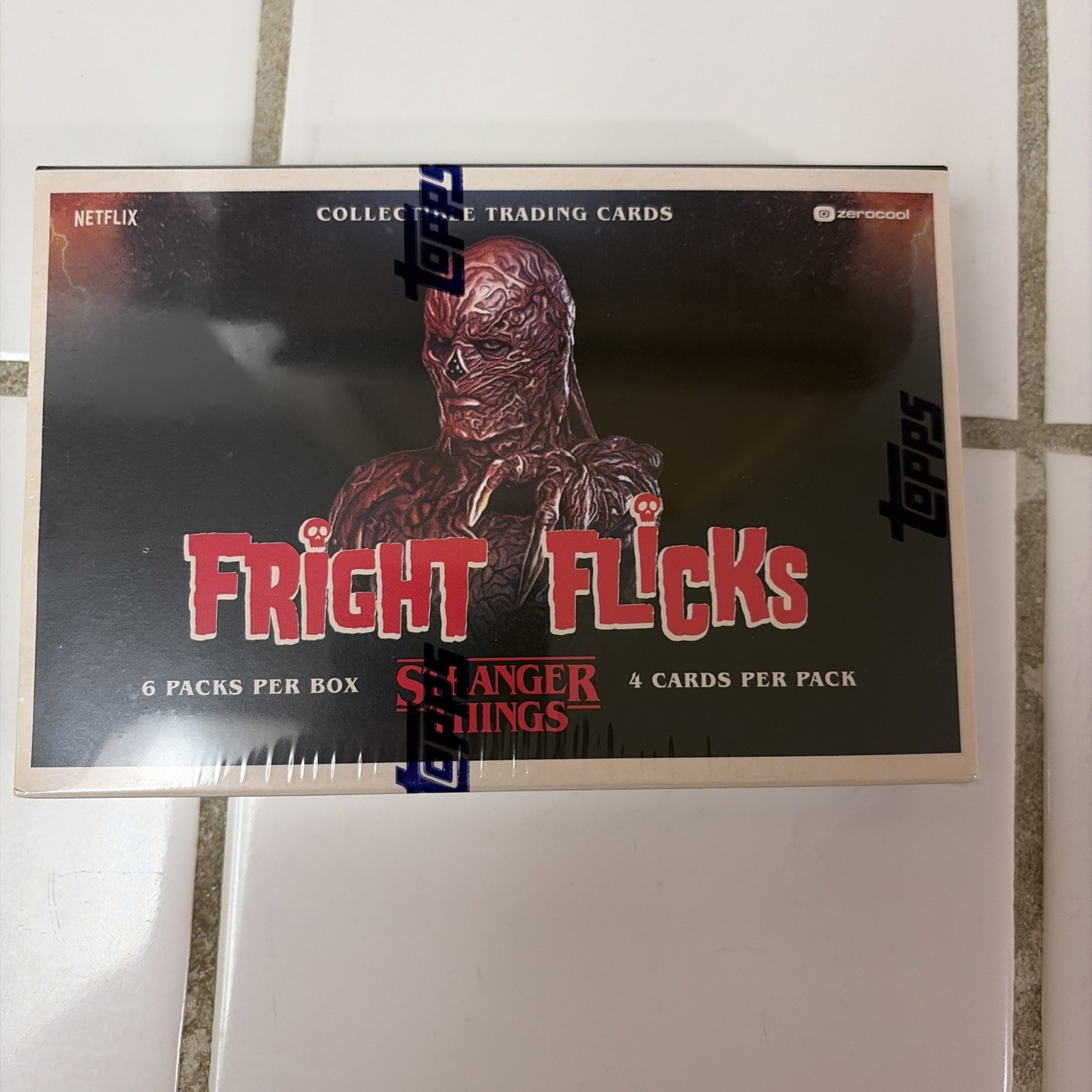 2023 Topps Stranger Things FRIGHT FLICKS EXCLUSIVE Factory Sealed Box! On Fire!