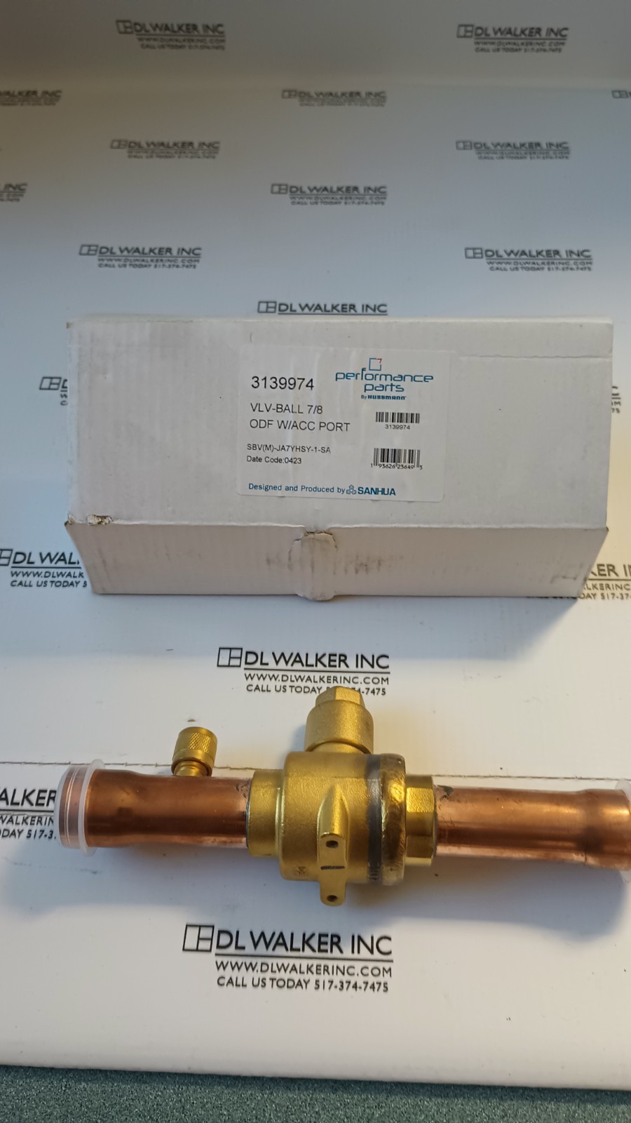 3139974 VLV-BALL 7/8 ODF W/ACC PORT