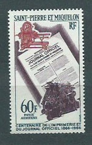 Saint Pierre and Miquelon - Aereo Yvert 37 ** Mnh