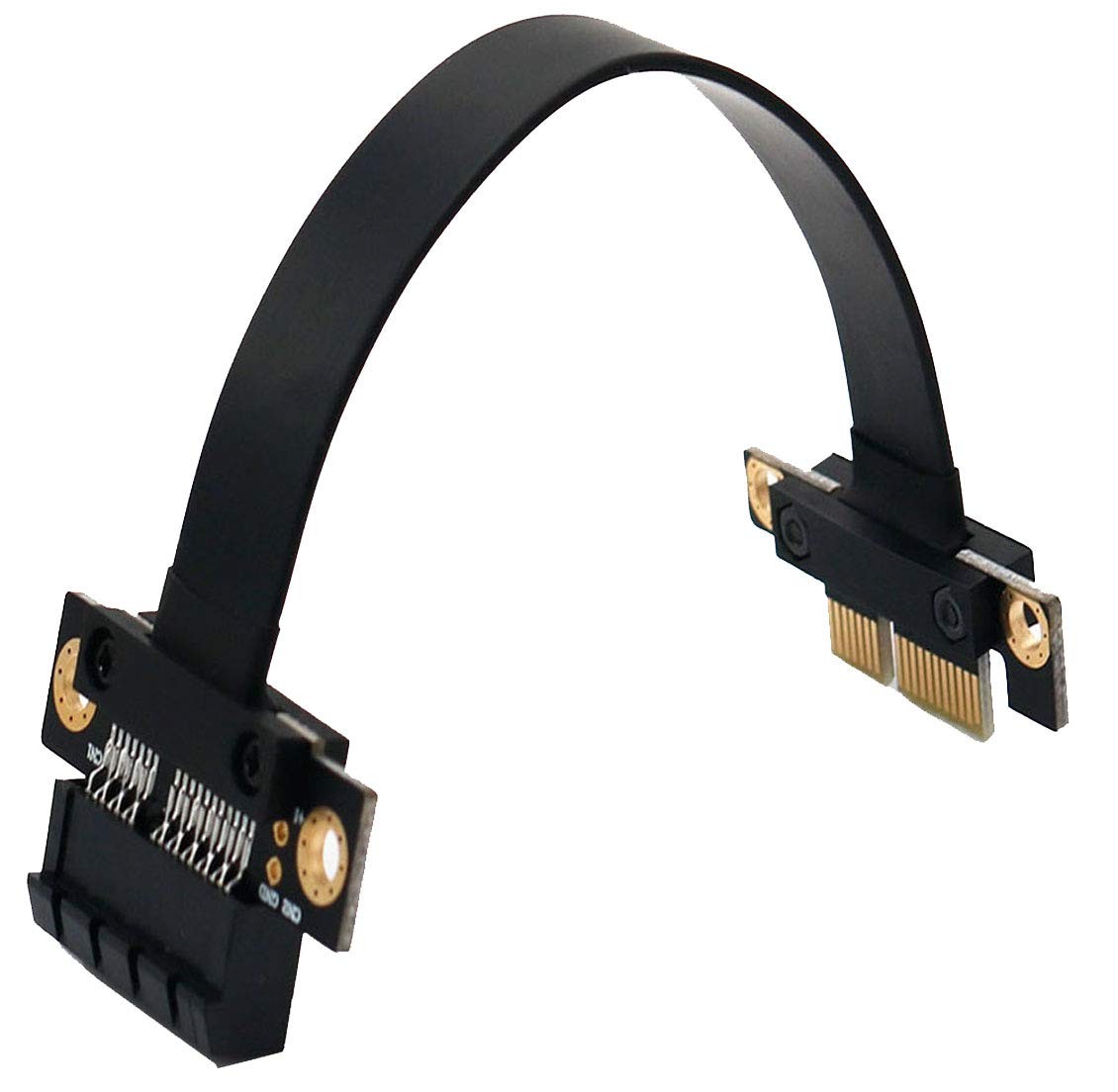 Sintech PCIe 1X to 16X Powered Riser Card Extender Cable 20cm High Speed