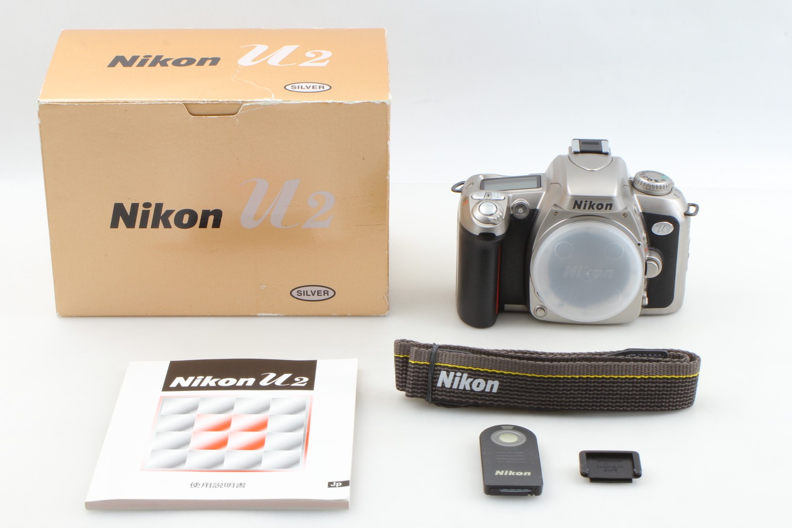 Rare [Unused in Box] Nikon U2 Silver 35mm Film Camera Body Only For F From JAPAN