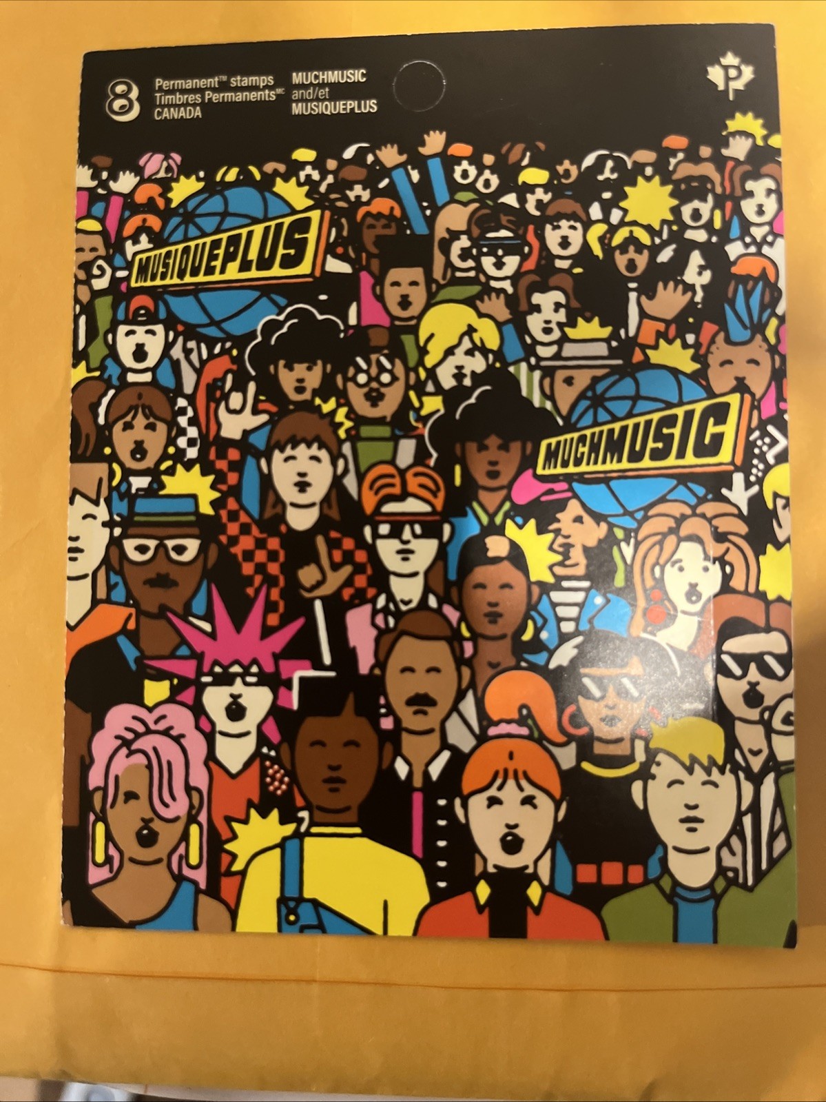 Canada #3460a, Much Music, MuchMusic/MusiquePlus, Full Booklet, MNH 2024