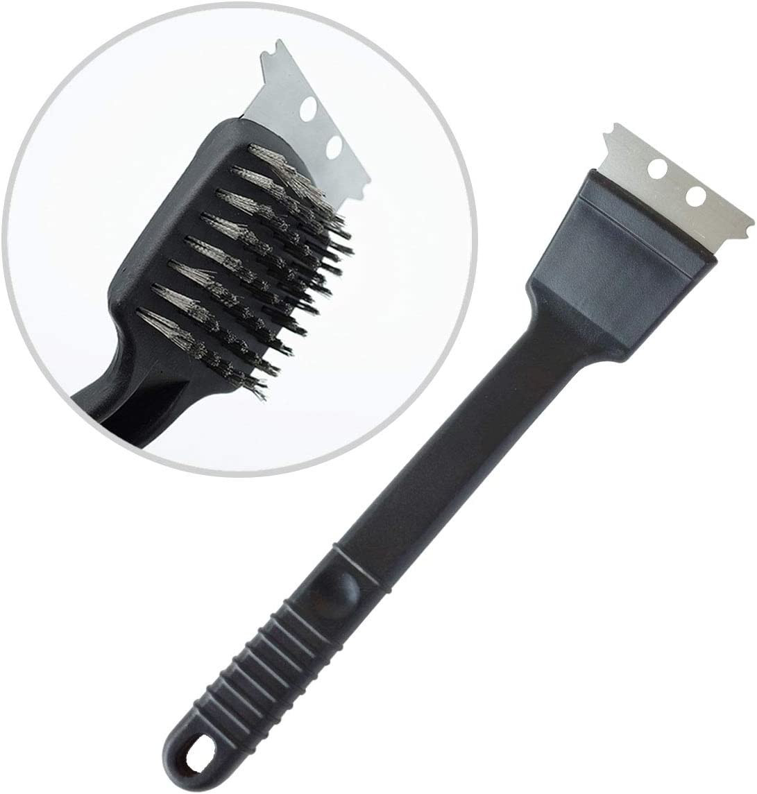 Bird Droppings Cleaning Brush with Scraper Birdcage Accessory Parrot Pet Cage