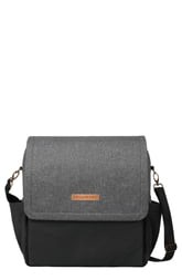 Petunia Pickle Bottom Boxy Diaper Backpack - Unisex Pewter with Zip-Out Changing