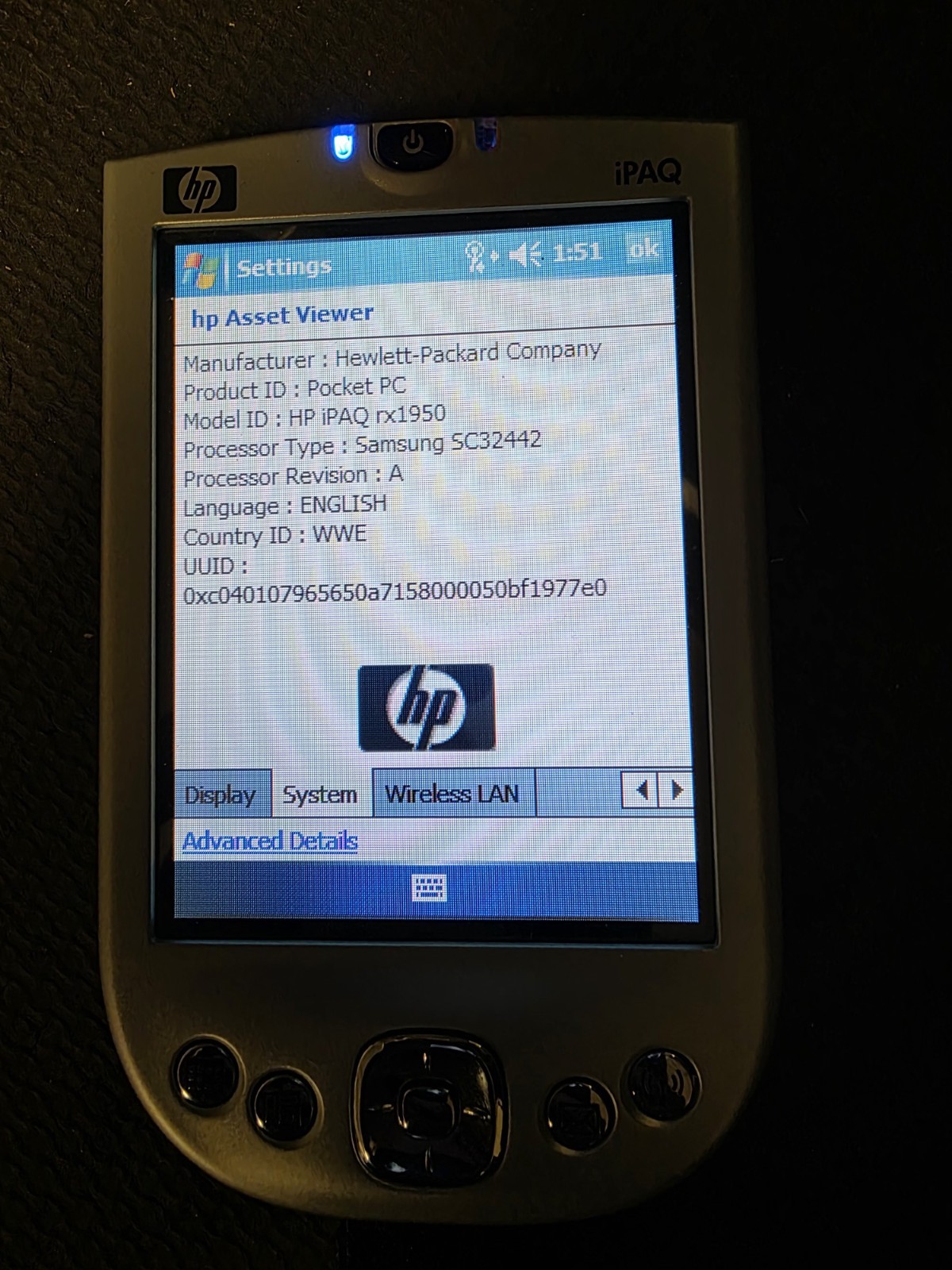 HP iPAQ packet pc w/ case silver and black