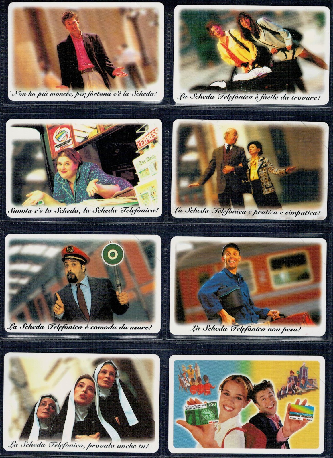 GIAN - Thematic Series "TV Campaign" 8 New Cards - COMPLETE